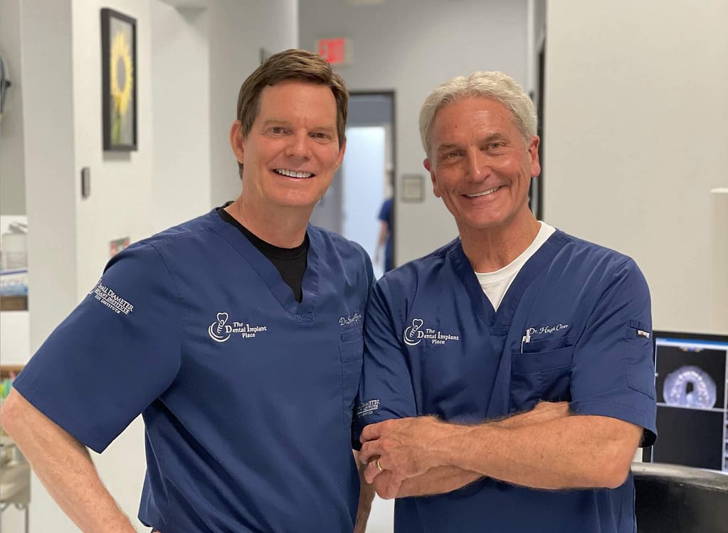 dental implant dentists, steve brown dds, the dental implant place, hugh oser dds